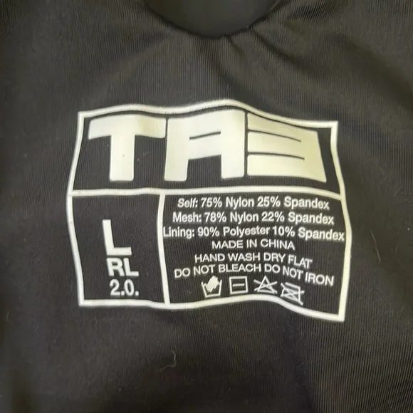 TA3 black plunging one piece swimsuit - Picture 6 of 9